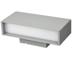 Oaks Lighting 167Â SG Burze Applique murale, plastique, gris