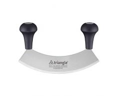 Triangle 41 234 18 02 Hachoir berceuse en acier durci, 17,5 cm