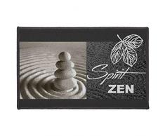douceur dinterieur Spirit Zen Tapis Deco Rectangle, Multicolore, 50 x 80 CM