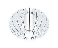 Eglo Lampe, Acier Bois, verre, Blanc., 40 x 40 x 27.5 cm, E27