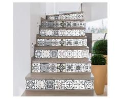 Ambiance-Live col-stairs-RV-A0106_30x105cm Stickers carrelages escaliers, Vinyle, Romolo, 2 Bandes de 15 x 105 cm