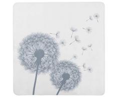 WENKO 23156100 Tapis antidérapant de douche Astera, Blanc/Gris, 54x54 cm