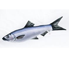 GABY Fish Pillows Clupeiformes (Hering/Sardine) Oreiller, Multicolore, Medium