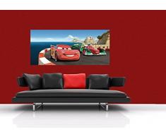 AG Design Disney Cars Race Panorama Papier Peint dÃ¨coration pour la Chambre denfants 202x90cm