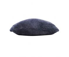 douceur dintérieur coussin 40x40cm flanelle sweden bleu