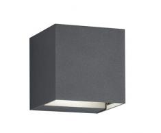 Trio Leuchten Adaja Applique murale extÃ©rieure en aluminium Anthracite 3 W