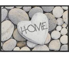 Wash+Dry Tapis, Surface en Polyamide, Gris, 50 x 75 cm