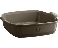 Emile Henry EH952050 Plat à Four carré, Céramique, Silex, 28 x 23 x 7,5 cm
