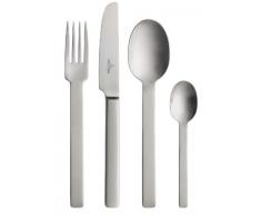 Villeroy & Boch - One ménagère 30 pièces, couverts mats en acier inoxydable brossé de haute qualité pour jusquà 6 personnes, adapté au lave-vaisselle