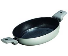 Monnaie Hera Induction sauteuse 2Â poignÃ©es, Aluminium, Gris, 38,5Â x 25Â x 7Â cm