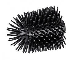 Wenko 22242100 TÃªte de Brosse WC Silicone Noir 7,5 x 7,5 x 9,3 cm