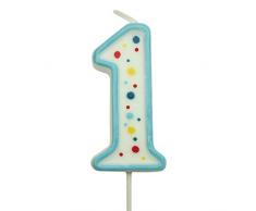 PME CA061 Bougie, Plastique, Bleu, 4 x 1 x 6,3 cm