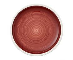 Villeroy & Boch Manufacture Rouge Assiette à pain handbemaltes vaisselle en porcelaine Grande Qualité Rouge, 16 cm, blanc, 16 x 16 x 2 cm