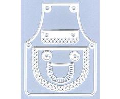 Marianne Design CR1246 Tablier Craftables, Acier, Gris, 8,2 x 10,5 x 0,3 cm