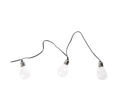 Guirlande lumineuse de jardin 10 ampoules transparentes LED blanc FANTASY COLD 7.50m
