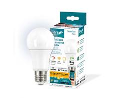 Garza Smarthome Ampoule LED WiFi 9 W 810 lm standard E27 Intelligente et programmable, changement dintensitÃ©, commande vocale et App, Alexa, iOS, Google, Android, 9 W, Blanc