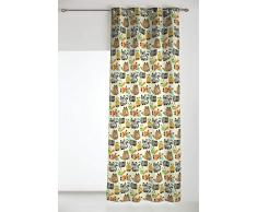 Martina Home Minou Rideau avec Oeillets, Tissu, Multicolore, 27Â x 2Â x 40Â cm