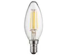 MÃ¼ller-Licht LED Forme de bougie, Verre, weiÃ, E14, 4 wattsW, 230 voltsV