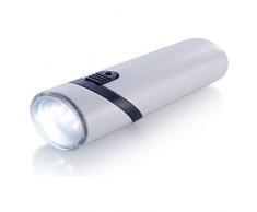 ANSMANN lampe de poche rechargeable secteur RC 2 / Avec tÃªte de lampe pivotante et trois LEDs / Charge facile via la prise secteur / IdÃ©ale pour la maison, promener le chien et aller dans la salle de bain durant la nuit