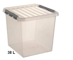 Sunware Q-Line Boîte de Rangement, Transparent, Taille Unique