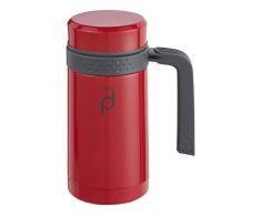 DrinkPod HBG450R Mug isotherme, Acier Inoxydable, Red, 18,5 x 11 x 11 cm