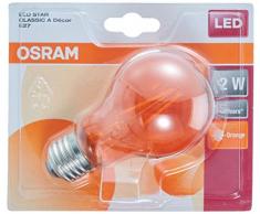 Osram - 4058075816046 - Lot de 6 Ampoules LED - Couleur Orange - 1.6W - Culot E27