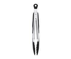 OXO Good Grips 1054627V2MLNYK Pinces 22 cm de nylon/acier, Inoxydable, Argent, 3,81 x 3,81 x 27,31 cm