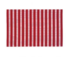 Ladelle Linge de Table Cairo 30x45cm Rouge/Blanc, Vinyle, 30x45x1 cm