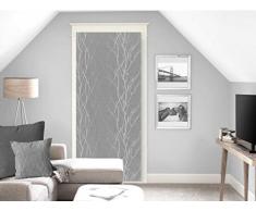 Soleil docre Liane Voilage, Voile, Brise bise, Polyester, Gris, 90 x 200 cm