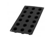 Lékué Moule Mini Cannelés Bordelais 18 Cavités Noir Gourmet