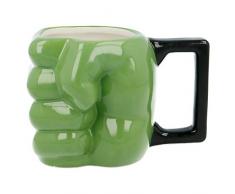 AVENGERS Mug cÃ©ramique 3D 450 ml poing de Hulk (90989), ne sapplique pas