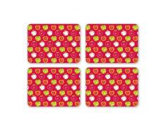 Cooksmart Apple - Lot de 4 Sets de Table