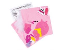 Craft Planet Sparkles Kit pour Coussin en Feutrine en Forme de Monstre