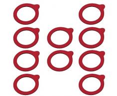 Viva Haushaltswaren Lot de 10Â Anneaux Bocaux Weck bagues/caoutchouc/75Â x 101