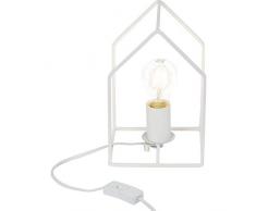 Brilliant 94906/05 Lampe de table, 60 W, Blanc