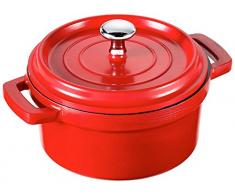 Lacor Cocotte en Fonte daluminium Rouge 14 cm