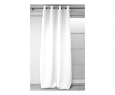 Soleil dOcre 034010 Rideau Isolant/Occultant ÃÂ ÃÂ Oeillets Polyester Blanc 140x240 cm