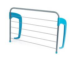 Beldray La027535tq 5 Bar Radiateur Séchoir Linge, Turquoise, Alliage, 51 x 38 x 16 cm