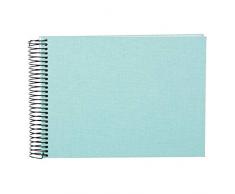 Goldbuch 20507 Album Photo à Spirales Bella Vista avec 40 Pages Blanches Bleu 24 x 17 x 2,8 cm