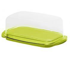 Rotho Fresh Beurrier, Plastique, Vert Citron, 18 x 9.5 x 7 cm