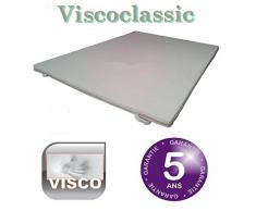 Greenbed - Surmatelas Ã mÃ©moire de forme ViscoClassic - Epaisseur : 4 cm - Taille : 180x200 cm