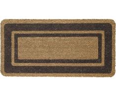 Floormad Tapis de Coco Fibra/Vinyle, Marron, 40x80