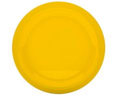 Ornamin Assiette Plate Ã 26 cm Jaune MÃ©lamine (ModÃ¨le 504) / assiette de camping, assiette rÃ©utilisable