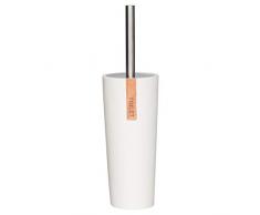 Sealskin Brosse WC Pierra Accessoire de Salle de Bains, Plastique, weiÃ, 9.7 x 9.7 x 35 cm