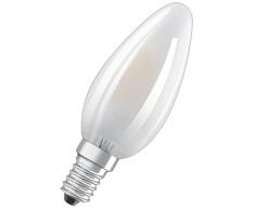 Osram Star+ Ampoule LED à Filament Haute Définition des Couleurs | Culot E14 | Forme Flamme | Blanc Chaud 2700K | 5W (équivalent 40W)