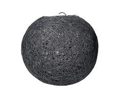 Lum & Co Ãcran Suspension en forme de boule, gris foncé, 20 x 19 x 20 cm