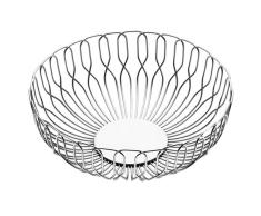 Georg Jensen GJ 070394 Afredo Corbeille à Pain Petit, Acier Inoxydable, Acier Inoxydable, 21,3 x 21,3 x 8,5 cm