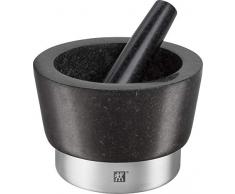 Zwilling 39500-024-0 Spices Mortier et Pilon Plastique Acier Inoxydable Noir 10 cm