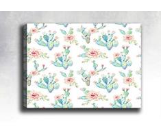 Bonamaison Peinture sur toile, multicolore, 70 x 100 cm - Conçu et fabriqué en Turquie