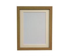 FRAMES BY POST Porte Photo 25 mm de Largeur H7 chÃªne avec embase Ivoire 24 x 18-Pouces pour Photo de 18 x 12-Pouces, Verre Plastique